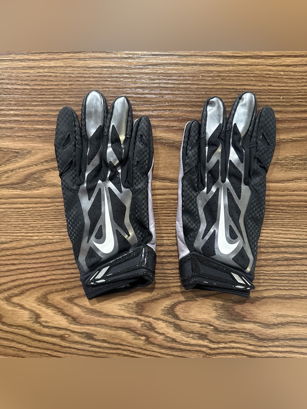 Size Large Black Nike Vapor Jet 3.0 Sheepskin Leather Receiver Gloves PGF382-011